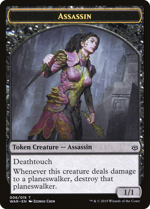 Assassin Token (WAR-006) - War of the Spark Tokens