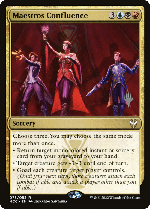 Maestros Confluence (PPSNC-075) - New Capenna Commander Promos Foil
