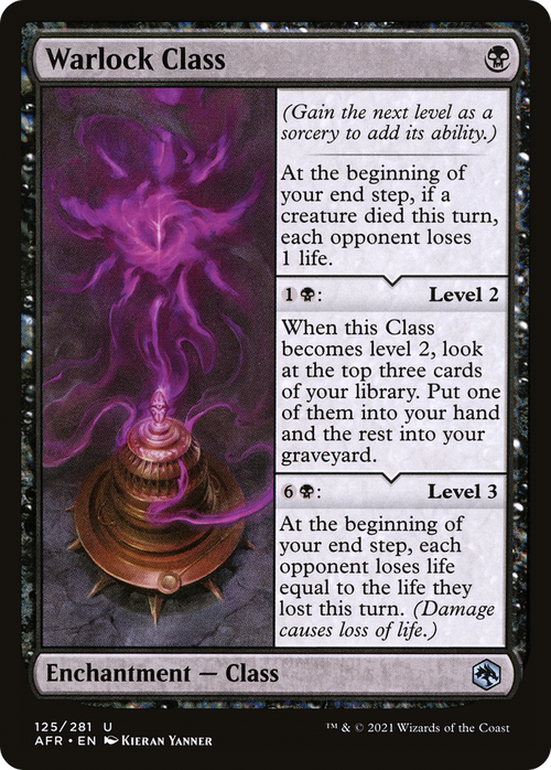Warlock Class (AFR-125) - Adventures in the Forgotten Realms