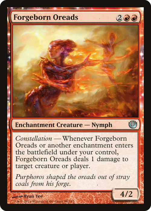 Forgeborn Oreads (JOU-098) - Journey into Nyx: (enchantment)
