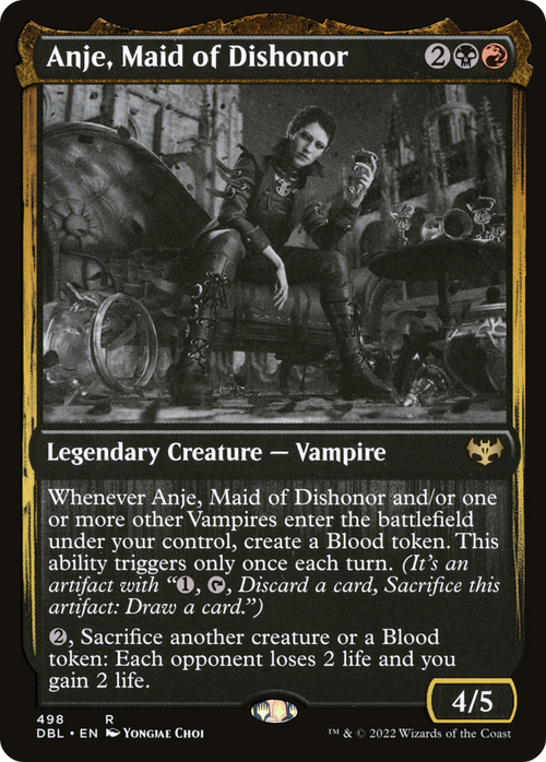 Anje, Maid of Dishonor (DBL-498) - Innistrad: Double Feature Foil