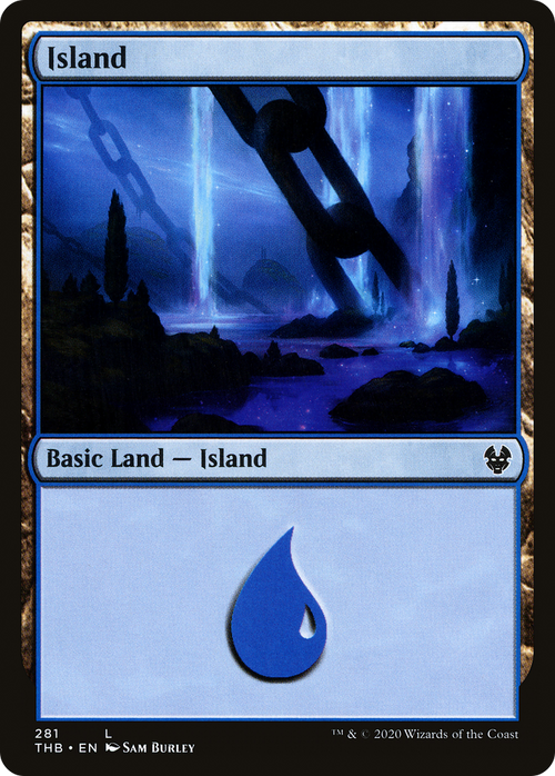 Island (281) (THB-281) - Theros Beyond Death Foil