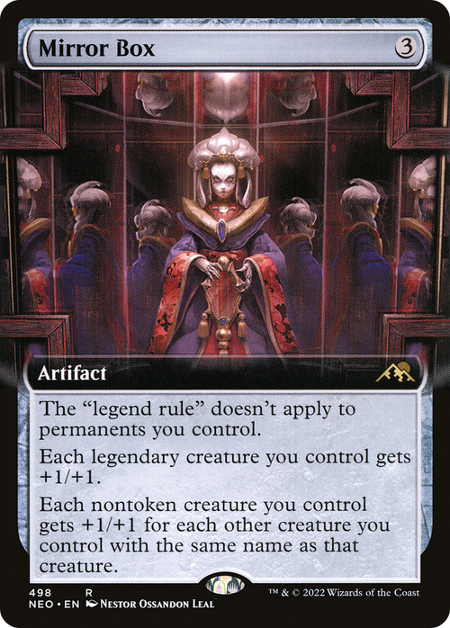 Mirror Box (Extended Art) (NEO-498) - Kamigawa: Neon Dynasty: (Extended Art) Foil