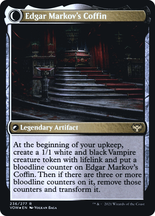 Edgar, Charmed Groom (PRE-236) - Innistrad: Crimson Vow Promos: (Double Faced Transform) Foil