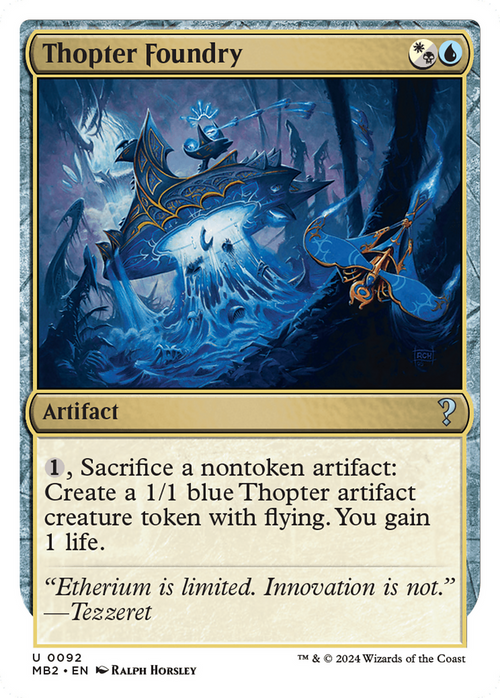 Thopter Foundry (White Border) (MB2-092) - Mystery Booster 2