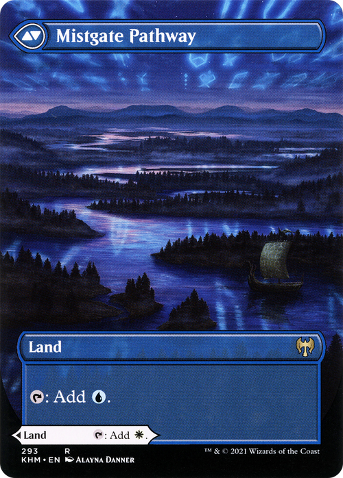 Hengegate Pathway (Borderless) (KHM-293) - Kaldheim: (Showcase) (Borderless)