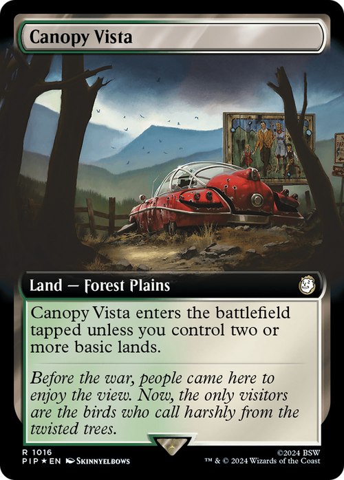 Canopy Vista (Extended Art) (Surge Foil) (PIP-1016) - Fallout: (Extended Art) Foil