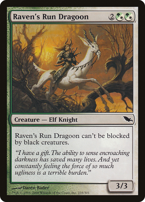 Raven's Run Dragoon (SHM-235) - Shadowmoor Foil