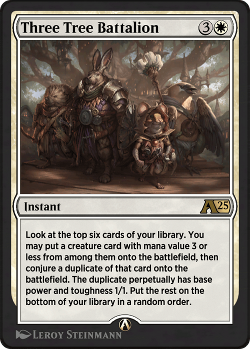 Three Tree Battalion (YBLB-004) - Alchemy: Bloomburrow