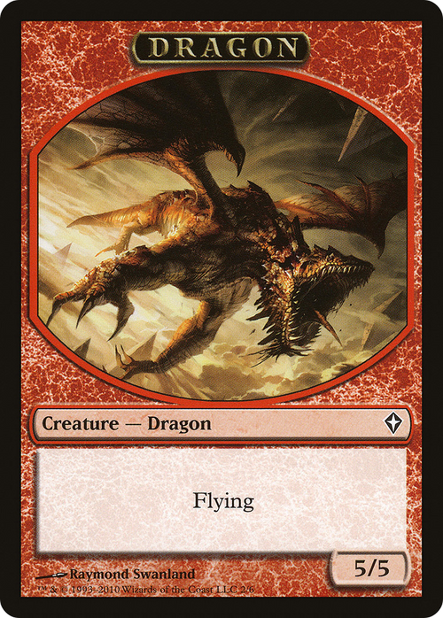 Dragon Token (WWK-002) - Worldwake Tokens