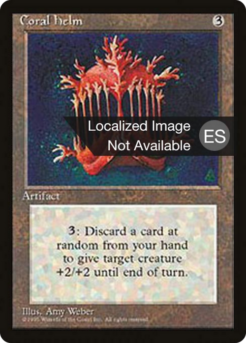 Coral Helm (4BB-) - Fourth Edition Foreign Black Border