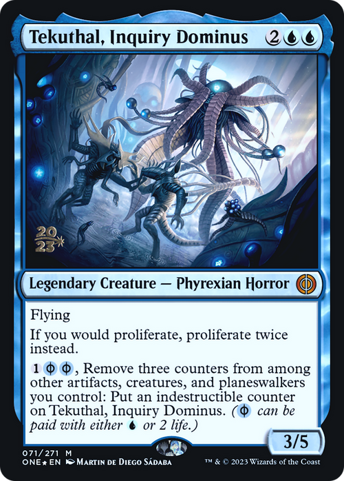 Tekuthal, Inquiry Dominus (PRE-071) - Phyrexia: All Will Be One Promos Foil