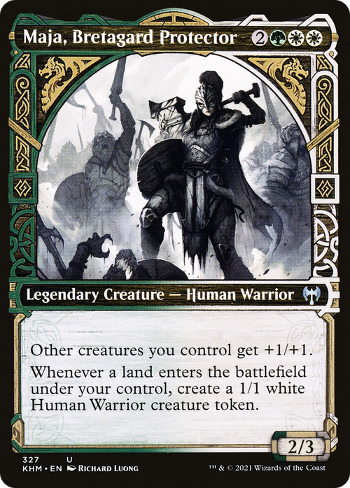 Maja, Bretagard Protector (Showcase) (KHM-327) - Kaldheim: (Showcase)