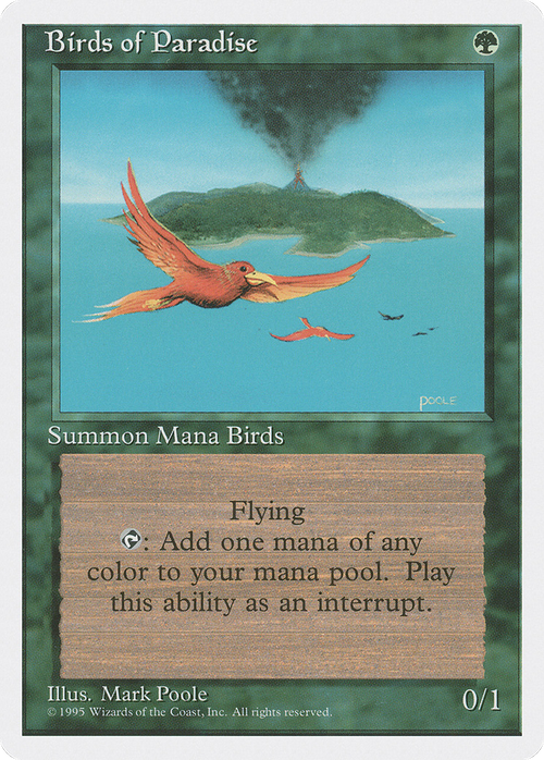 Birds of Paradise (4ED-118) - Fourth Edition