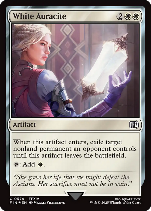 White Auracite (Surge Foil) (FIN-579) - FINAL FANTASY Foil