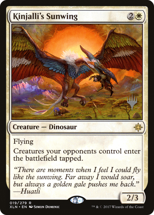 Kinjalli's Sunwing (PPM20-19P) - Ixalan Promos Foil