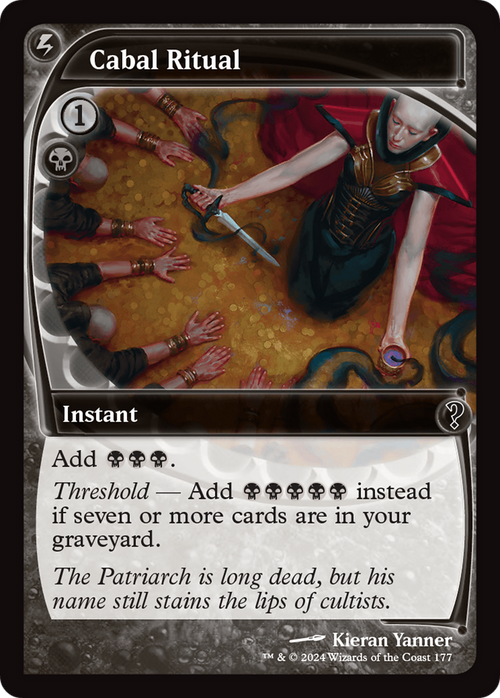 Cabal Ritual (Future Sight) (MB2-177) - Mystery Booster 2 Foil