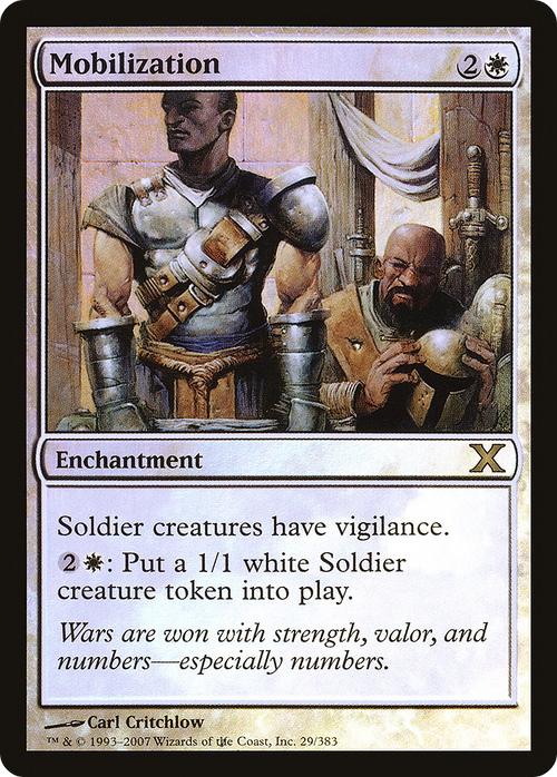 Mobilization (10E-29★) - Tenth Edition Foil