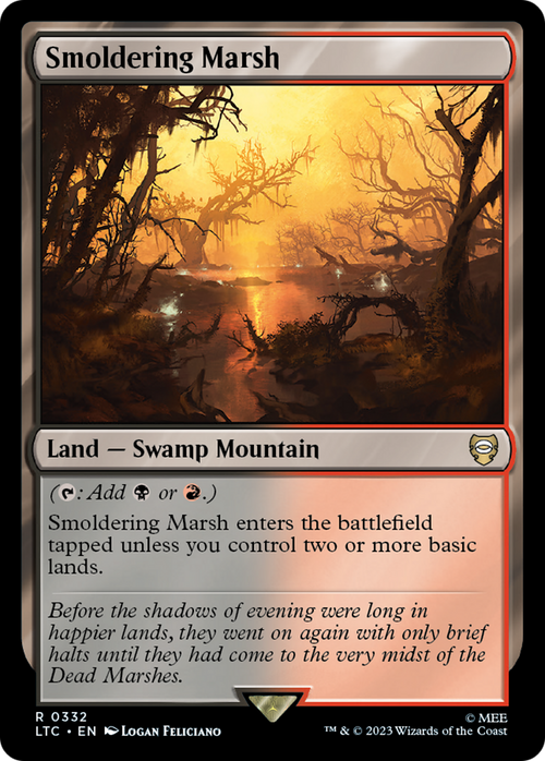Smoldering Marsh (LTC-332) - Tales of Middle-earth Commander