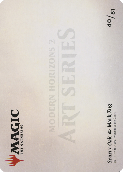 Scurry Oak // Scurry Oak (AMH2-040) - Modern Horizons 2 Art Series (Borderless)