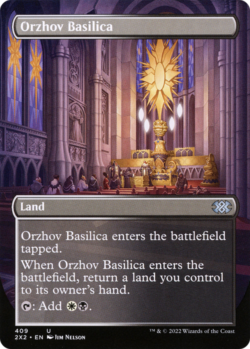 Orzhov Basilica (Borderless) (2X2-409) - Double Masters 2022