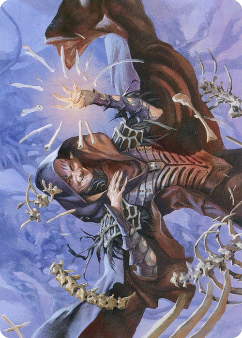 Valentin, Dean of the Vein // Valentin, Dean of the Vein (ASTX-056) - Strixhaven Art Series (Borderless)