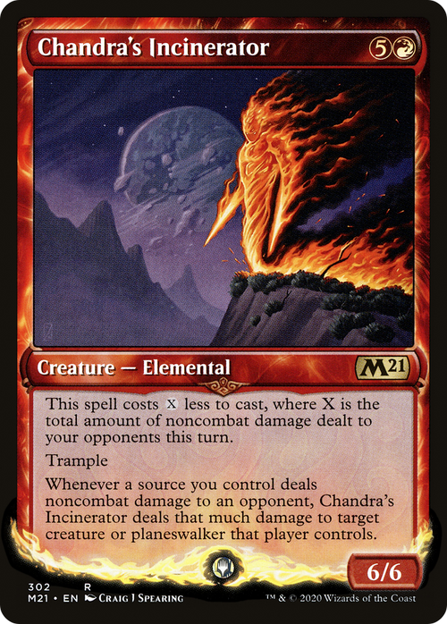 Chandra's Incinerator (Showcase) (M21-302) - Core Set 2021: (Showcase)