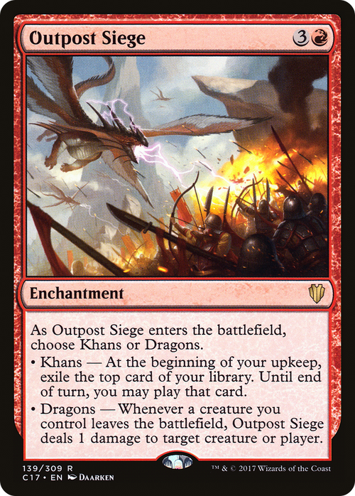 Outpost Siege (C17-139) - Commander 2017