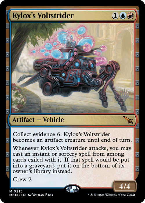 Kylox's Voltstrider (PPMKM-215) - Murders at Karlov Manor Promos Foil