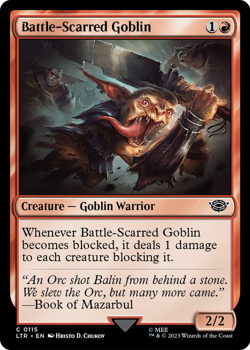 Battle-Scarred Goblin (LTR-115) - The Lord of the Rings: Tales of Middle-earth