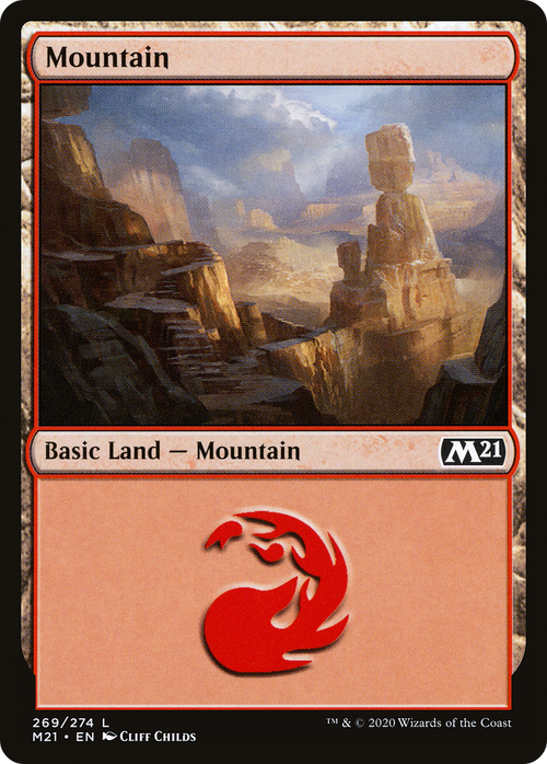 Mountain (269) (M21-269) - Core Set 2021 Foil
