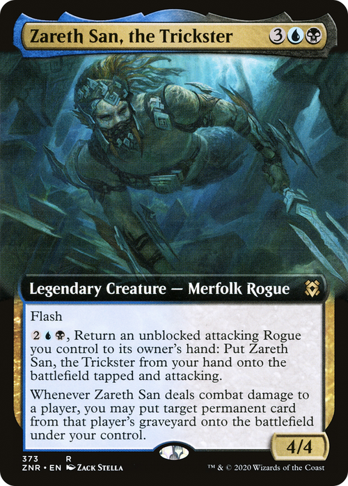 Zareth San, the Trickster (Extended Art) (ZNR-373) - Zendikar Rising: (Extended Art)
