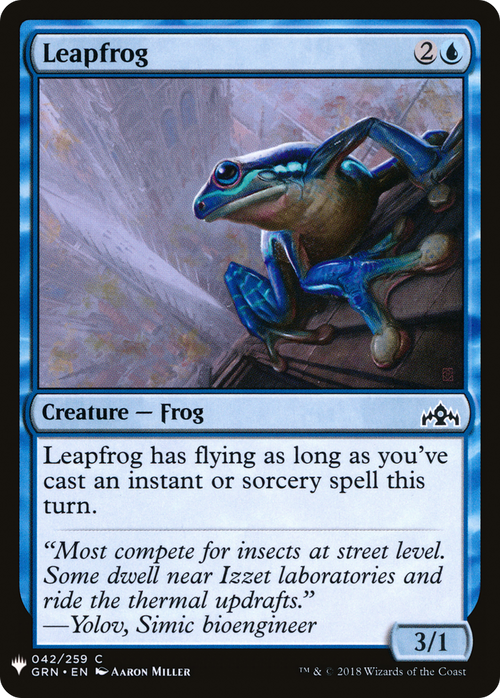 Leapfrog (LIST-GRN-42) - The List