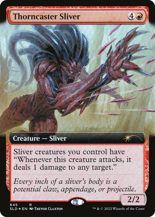Thorncaster Sliver (Extended Art) (SLD-645) - Secret Lair Drop: (Extended Art) Foil