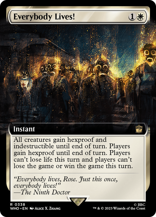 Everybody Lives! (Extended Art) (WHO-338) - Doctor Who: (Extended Art) Foil