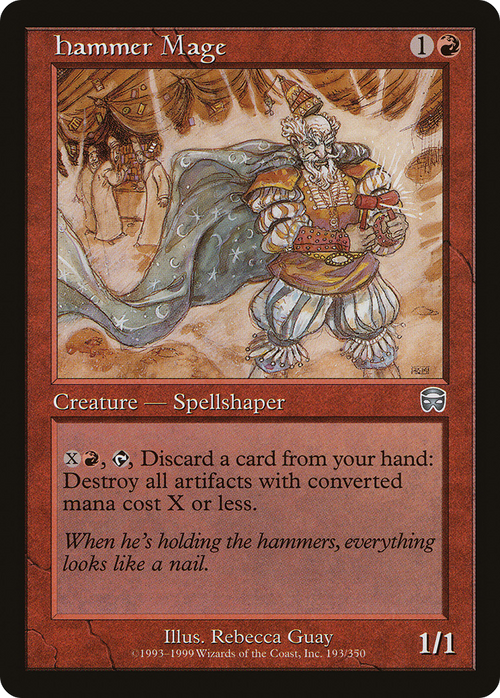 Hammer Mage (MMQ-193) - Mercadian Masques Foil