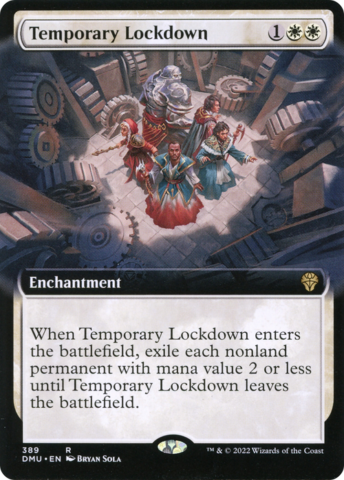 Temporary Lockdown (Extended Art) (DMU-389) - Dominaria United: (Extended Art) Foil