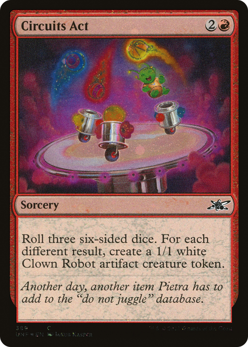 Circuits Act (Galaxy Foil) (UNF-389) - Unfinity Foil
