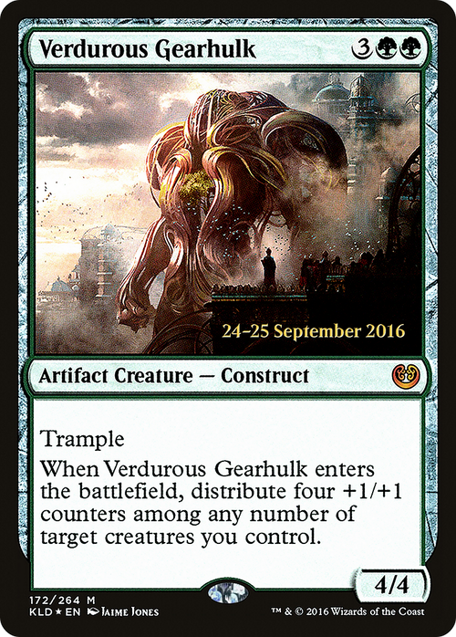 Verdurous Gearhulk (PRE-172S) - Kaladesh Promos Foil