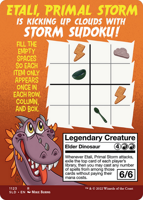 Etali, Primal Storm (SLD-1123) - Secret Lair Drop (Borderless) Foil