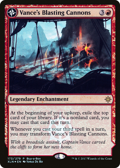 Vance's Blasting Cannons (BABP-173) - XLN Treasure Chest: (compasslanddfc) Foil