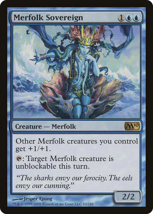 Merfolk Sovereign (M10-062) - Magic 2010 Foil
