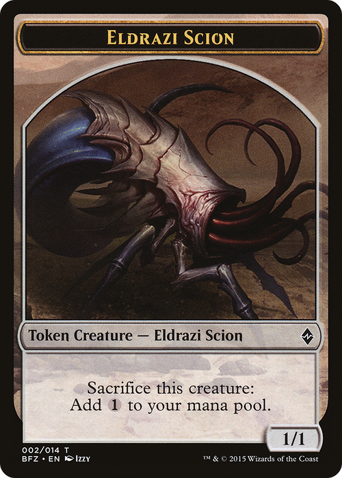 Eldrazi Scion Token (002) (BFZ-002) - Battle for Zendikar Tokens