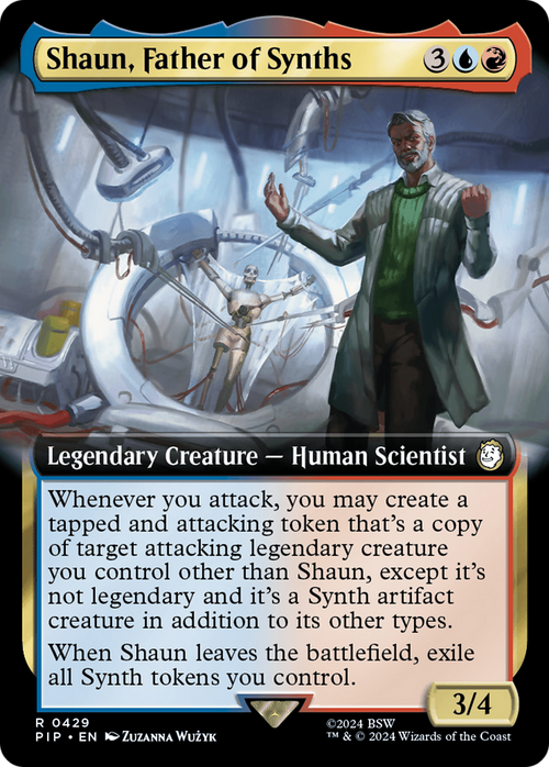 Shaun, Father of Synths (Extended Art) (PIP-429) - Fallout: (Extended Art) Foil