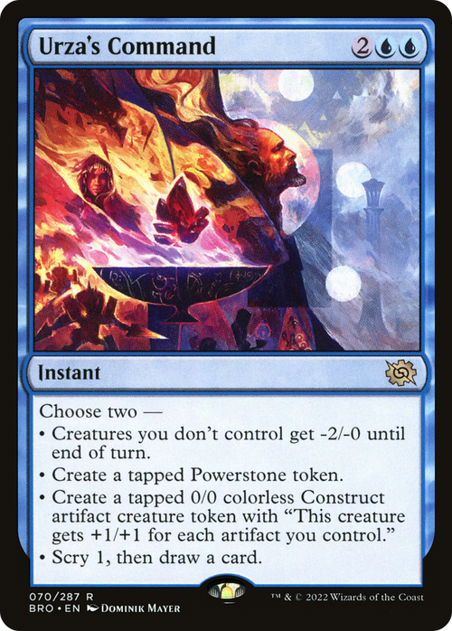 Urza's Command (BRO-070) - The Brothers' War Foil