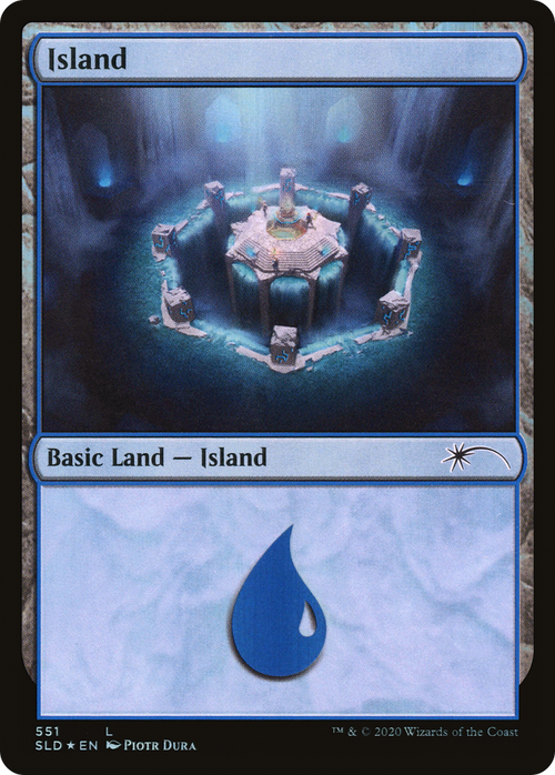 Island (551) (SLD-551) - Secret Lair Drop Foil