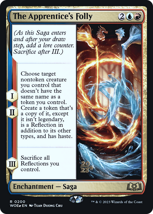 The Apprentice's Folly (PRE-200) - Wilds of Eldraine Promos Foil