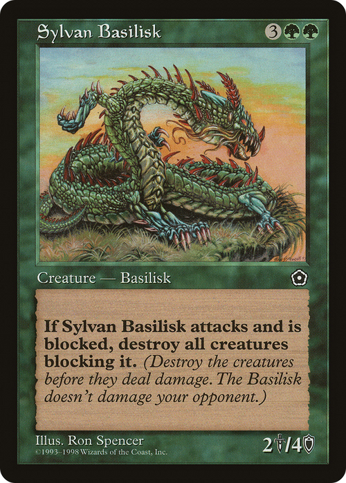 Sylvan Basilisk (P02-) - Portal Second Age