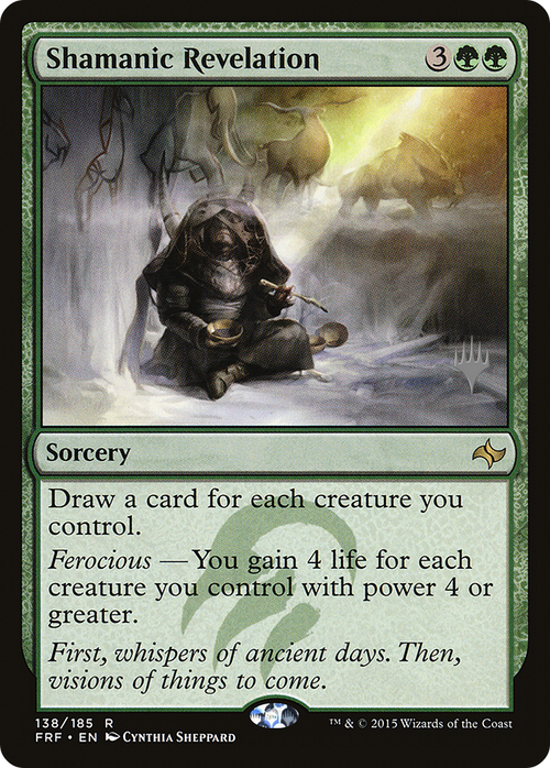 Shamanic Revelation (PPM21-138P) - Fate Reforged Promos Foil