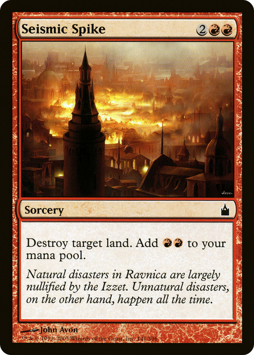 Seismic Spike (RAV-141) - Ravnica: City of Guilds
